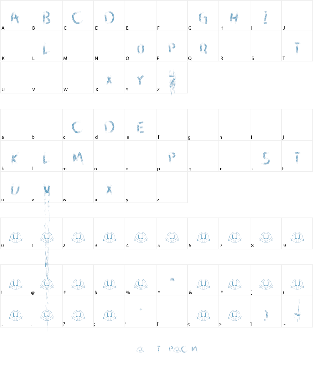 Since dust Font Character